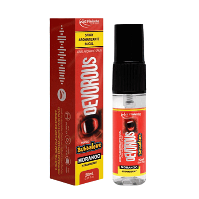 Dessensibilizante Oral DEVOROUS Bubbalove Morango 20ml (Garganta Profunda)