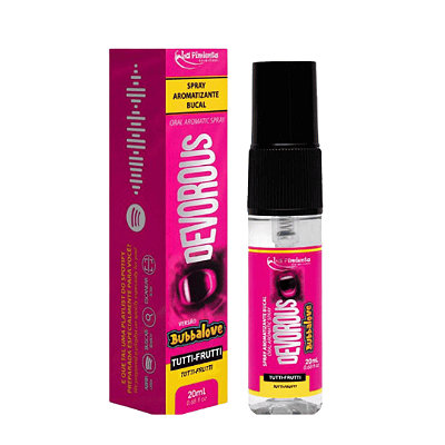 Dessensibilizante Oral DEVOROUS Bubbalove Tutti-Frutti 20ml (Garganta Profunda)
