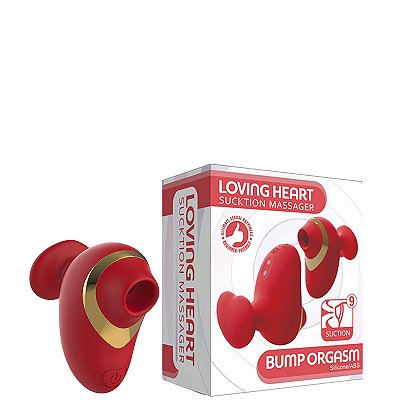 Sugador Clitoriano Recarregável com Apoio Traseiro para Encaixe dos Dedos – LOVING HEART