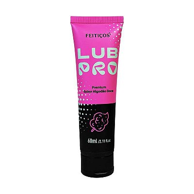 LubPro Sabor de Algodao Doce - Gel Lubrificante Premium - 60ml