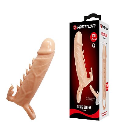 Capa Peniana com Extensor de 4cm e Anel para Escroto –  EMMITT