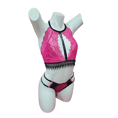 Conjunto Thais Rosa sem Bojo