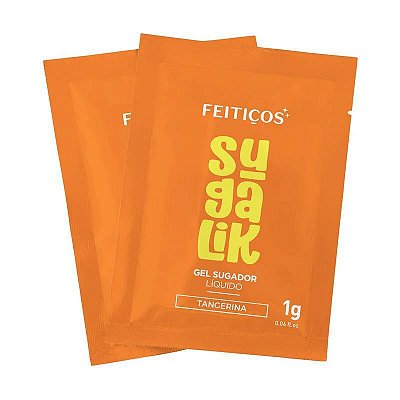 1 Sache SugaLik - Gel Sugador Liquido - Sabor De Tangerina - 1g
