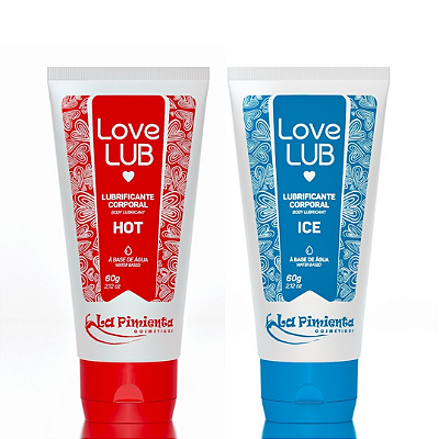 Kit Lubrificante HOT e ICE 60g (NÃO É BEIJÁVEL)