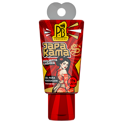 Japa Kama Gel Excitante ESQUENTA e ESFRIA Unissex 15g