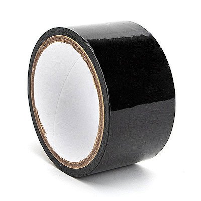 Fita Bondage - Autoadesiva Preta - 10 METROS