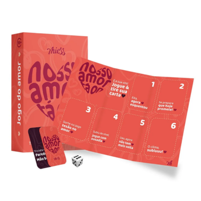 Jogo De Tabuleiro Nosso Amor Ta On para Casais