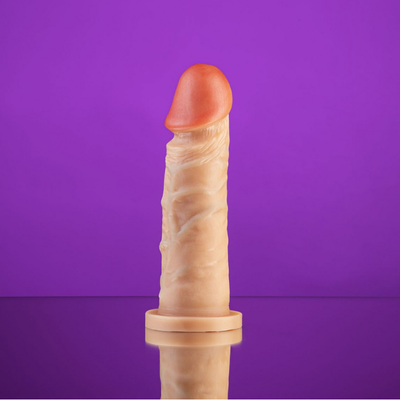 Prótese Real Dick 14,3x4cm Real Dick Maciço