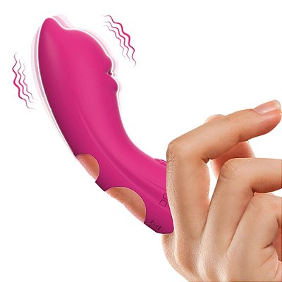 Dedeira Gatinho com Vibrador Recarregável - 10 modos