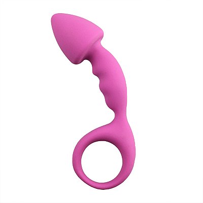 Estimulador de Próstata em Silicone com Alça