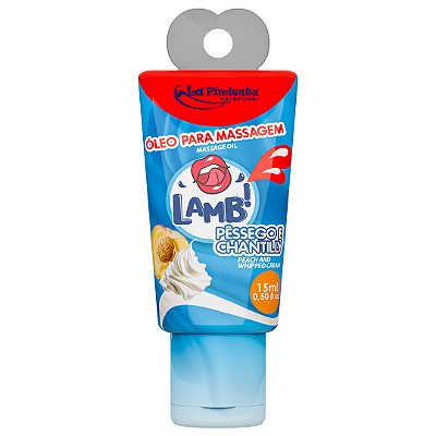 Lamb Pessego c/ Chantilly Óleo Beijável Toque Quente 15ml La Pimienta