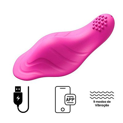 Vibrador de Calcinha com Controle Via APLICATIVO
