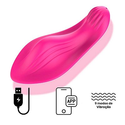 Vibrador de Calcinha com Controle Via APP
