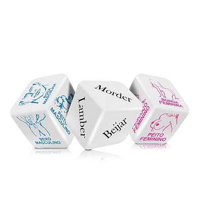 Dado Jogo Toque do Cupido com 3 Unidades