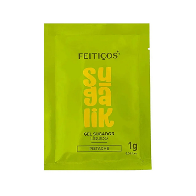 1 Sache SugaLik - Gel Sugador Liquido - Sabor Pistache 1g