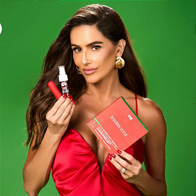 Kit com Bullet Cápsula Vibrória e Calda Picante 11g Linha Deborah Secco Intt