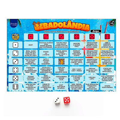 Jogo Bebadolândia Tabuleiro Pocket Diversão Ao Cubo
