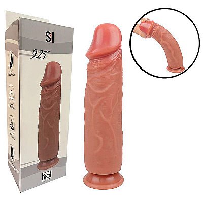 Protese Realística em Silicone com Ventosa - 23,5 x 5,5cm