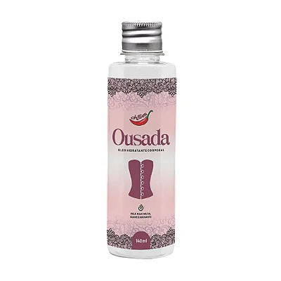 Ousada Óleo Hidratante Sensual 140ml Chillies
