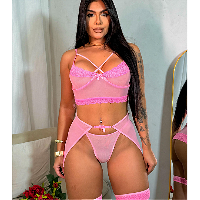 Conjunto Leticia com Aro e Saia