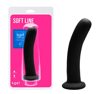 Dildo Ponto G Borracha Maciço 17 X 4cm Kgel