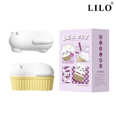 Estimulador de Clitoris e Vibrador - Formato de Gato - 10 modos