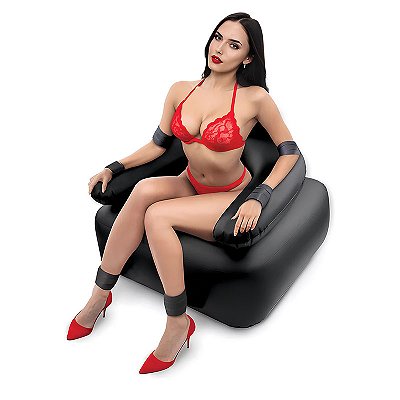 Poltrona Inflável com Alças para Prender os Pulsos e Tornozelos – INFATABLE ARMCHAIR