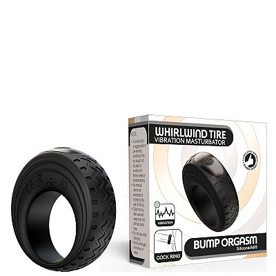 Anel Peniano Recarregável Via Aplicativo possui Ranhuras Inspiradas no Design de Pneu – WHIRLWIND TIRE