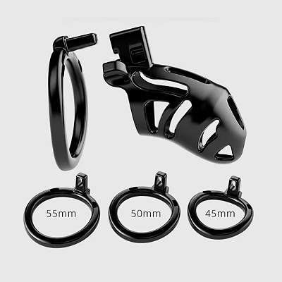 Cinto de Castidade Masculino com Design Respirável e Estrutura Vazada – CHASTITY BELT