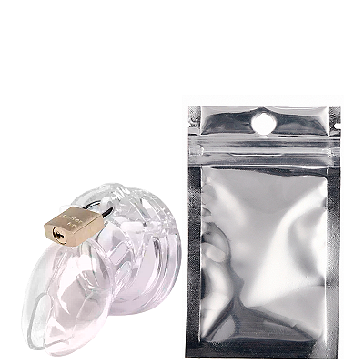 Cinto de Castidade Masculino Transparente com Design Anatômico