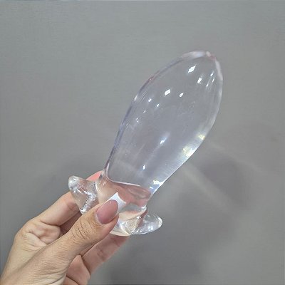 Plug Anal 13,5 cm com Diâmetro Avantajado e Alça em Silicone
