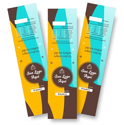 Cintas para Brownie ou Palha Italiana 5x20cm - Abstrato
