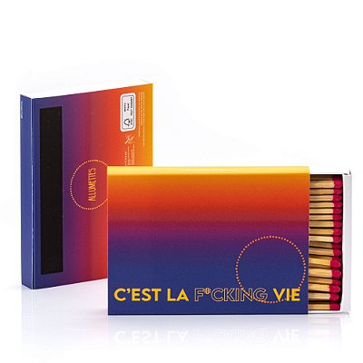 CAIXA CEST LA VIE ALLUMETTES