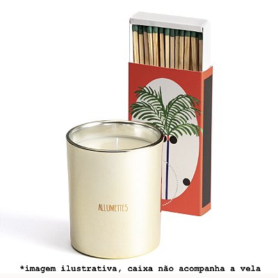 VELA PERFUMADA DOURADA ALLUMETTES