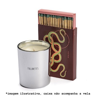 VELA PERFUMADA PRATEADA ALLUMETTES