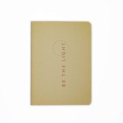 CADERNO BE THE LIGHT AREIA PAPELARIA + ALLUMETTES