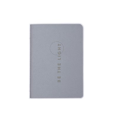CADERNO BE THE LIGHT CINZA PAPELARIA + ALLUMETTES