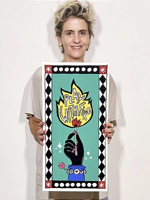 QUADRO "PLAY WITH FIRE" ANA STRUMPF