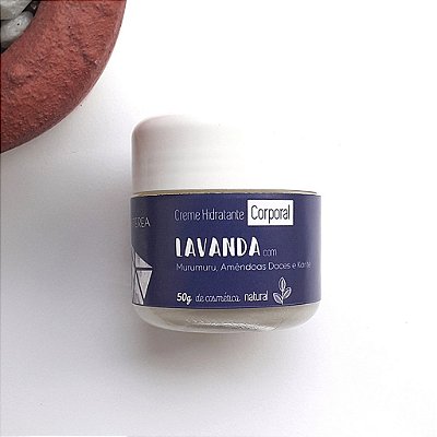 Creme hidratante corporal de lavanda 50g