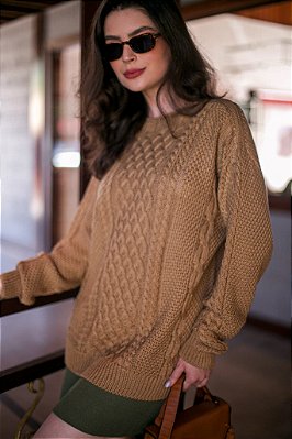 BLUSA TRABALHADA EM TRICOT