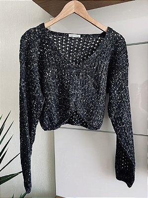 CROPPED EM TRICOT MESCLA