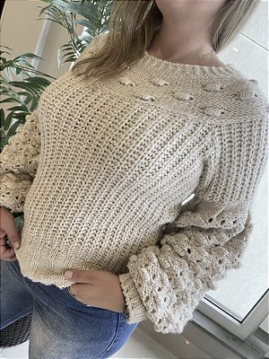 BLUSA EM TRICOT POÁ