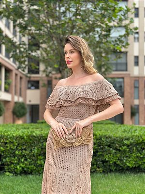VESTIDO CIGANINHA EM TRICOT