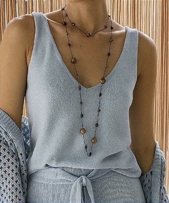 REGATA LISA EM TRICOT