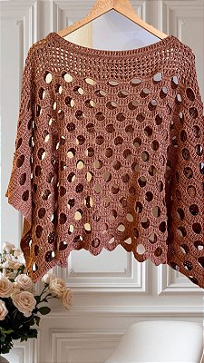 BLUSA VAZADA EM TRICOT