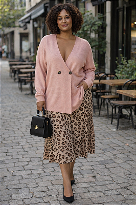 BLAZER EM TRICOT STRECH