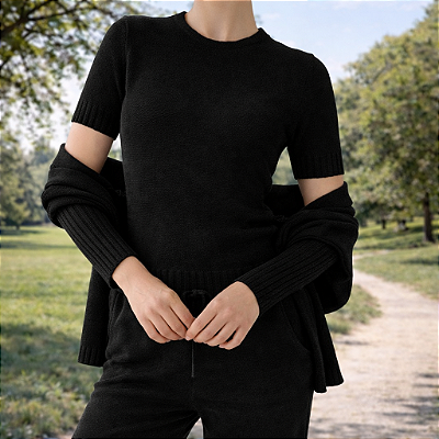 TRIJUNTO EM TRICOT MOUSSE