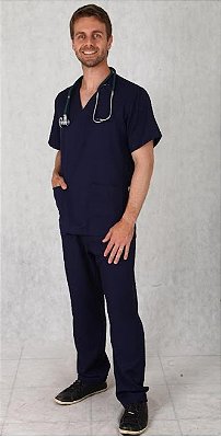 Conjunto masculino azul marinho