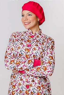 Touca de elástico pink