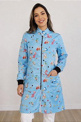 Jaleco de zíper personagem Alice